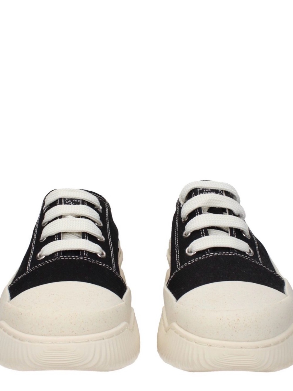 Stella McCartney Loop Platform Sneakers EU 37 Black White Vegan Made in Spain - Picture 4 of 15